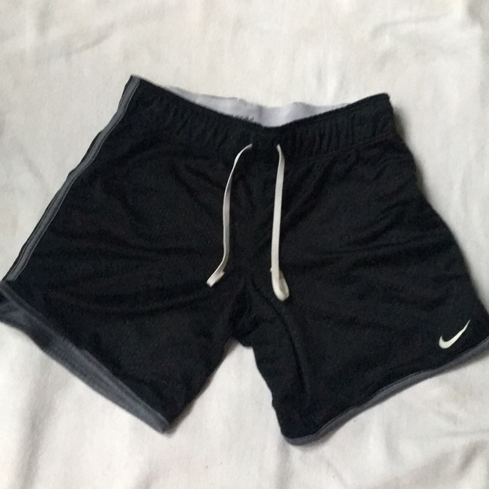 black nike shorts